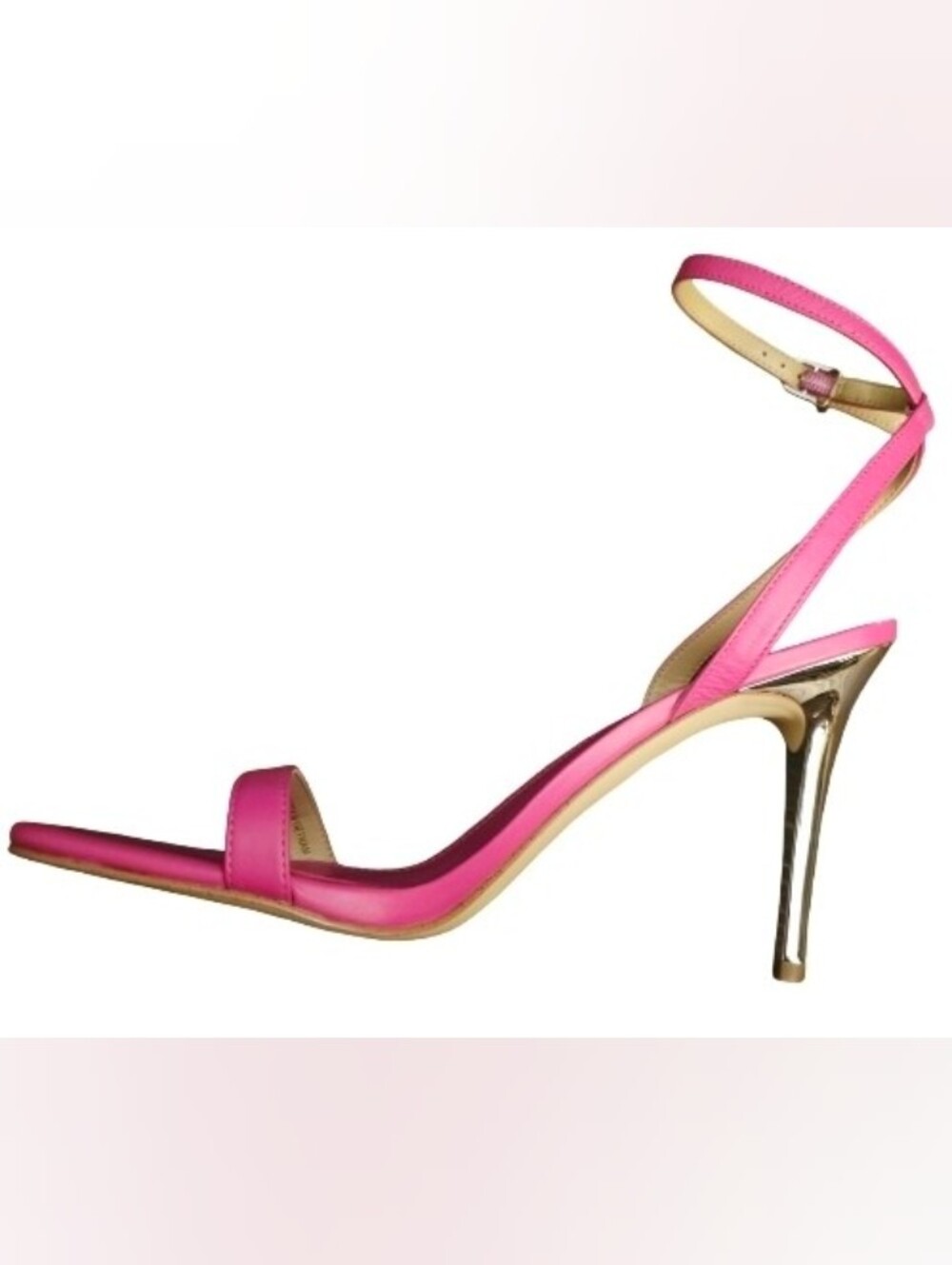 MICHAEL Michael Kors Women's Pink MK Liana Leather Sandal 8.5 NEW